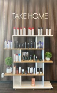 Escape Salon featuring Paul Mitchell haircare in Pompton Plains, New Jersey. A glimpse of the salon showcasing the premium Paul Mitchell products and professional hair care services provided at the establishment