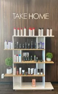 Escape Salon featuring Paul Mitchell haircare in Pompton Plains, New Jersey. A glimpse of the salon showcasing the premium Paul Mitchell products and professional hair care services provided at the establishment